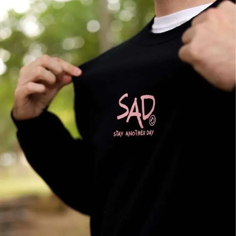 Stay Another Day Mental Health Awareness Unisex Crewneck T-Shirts, Hoodie, Sweatshirt | InkThreadWorks.com