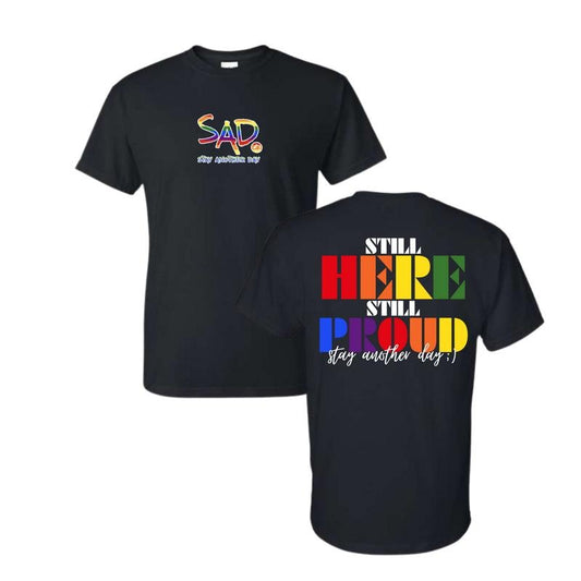 Stay Another Day Pride 2025 Exclusive | Mental Health Awareness Shirt
