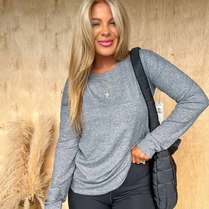 Staying Inside Grey Long Sleeve Top T-Shirts, Hoodie, Sweatshirt | InkThreadWorks.com