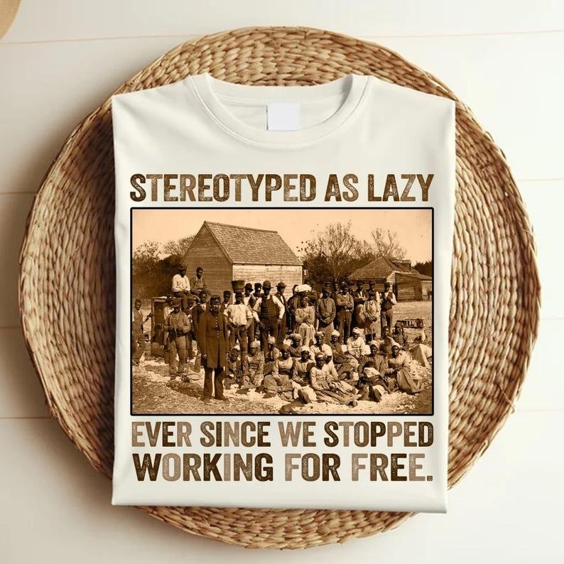 Stereotyped as Lazy Black History Month Shirt, Black History African American Tee, African Black Pride