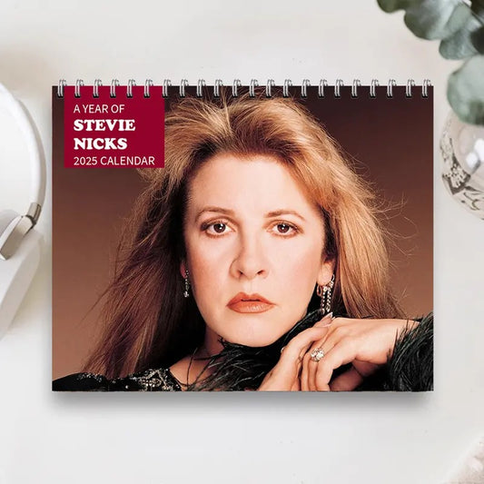 Stevie Nicks 2025 Wall Calendar, Stevie Nicks Celebrity Merchandise, Unique Holiday Gift, Stevie Nicks Gift, New Year Gift, Fan Gift, Gift For Her