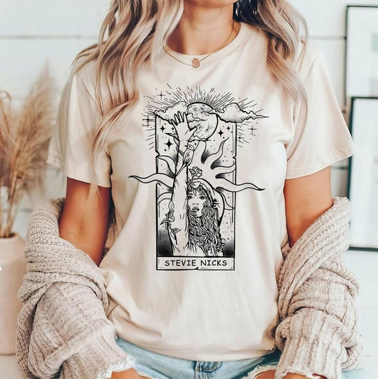 Stevie Nicks Shirt Sweatshirt Hoodie, Retro Stevie Nicks T-shirt, 2024 Concert Shirt, Gift For Fan | InkThreadWorks.com