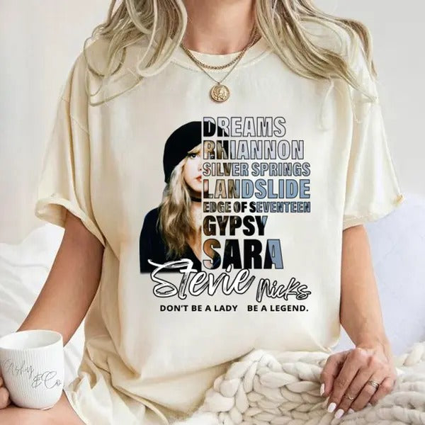 Stevie Nicks Songs Shirt, Stevie Nicks Shirt Hoodie, Sweatshirt | InkThreadWorks.com