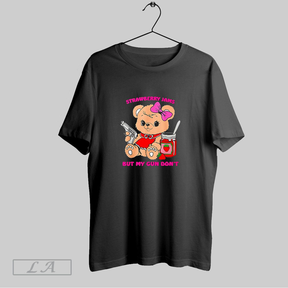 Strawberry Jams But My Glock Dont Bear With Gun