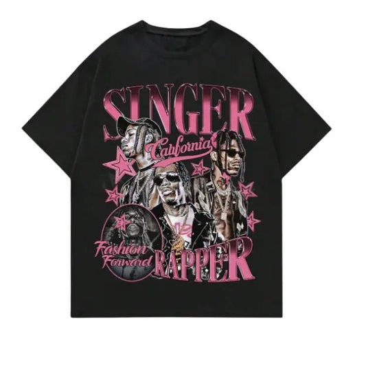 Street Life Men's Hip-Hop Printed Short Sleeve T-Shirt, Sweatshirt, Hoodie Size S- 3XL,Gift For Women Top Womenswear...