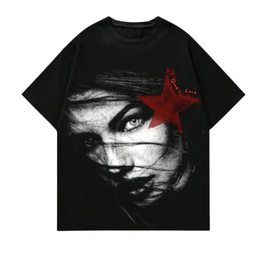 Street Life Men's Portrait Printed Short Sleeve T-Shirt, Sweatshirt, Hoodie Size S- 3XL,Gift For Women Top Womenswear...
