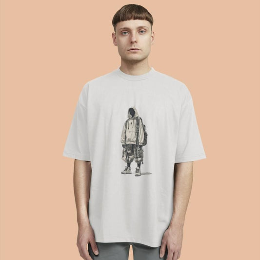 Streetwear Trend! Oversized Graphic T - Shirt, High - Definition Print, Ideal for Urban Exploration