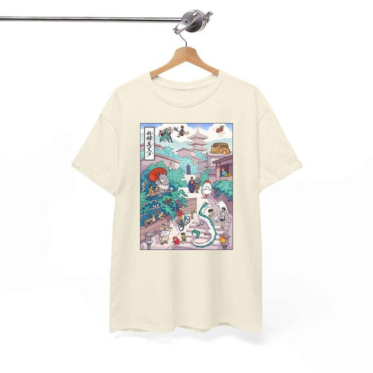 Studio Ghibli Graphic Tshirt, Spirited Away Tshirt, Anime Tshirt, Miyazaki Hayaostyle{n002}2