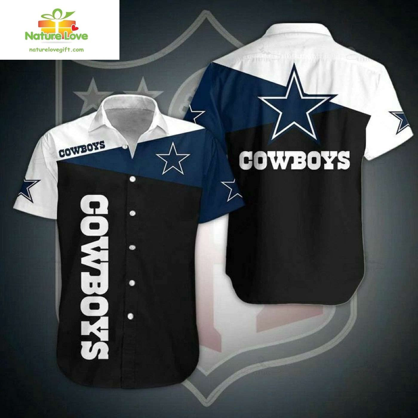 Dallas Cowboys Hawaiian Shirts for Men Stylish Summer Football Fan Blouse