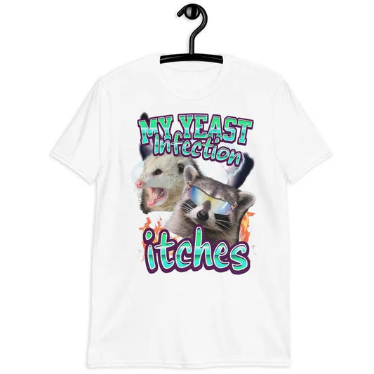 Stylish My Yeast Infection Itches Tshirt- Funny Women's Graphic Tee - Funny Tshirt
