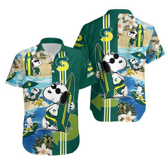 Subway food beach hawaiian shirts gift for family and friend 2709106