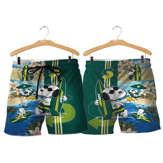 Subway food beach hawaiian shirts gift for family and friend 2709106