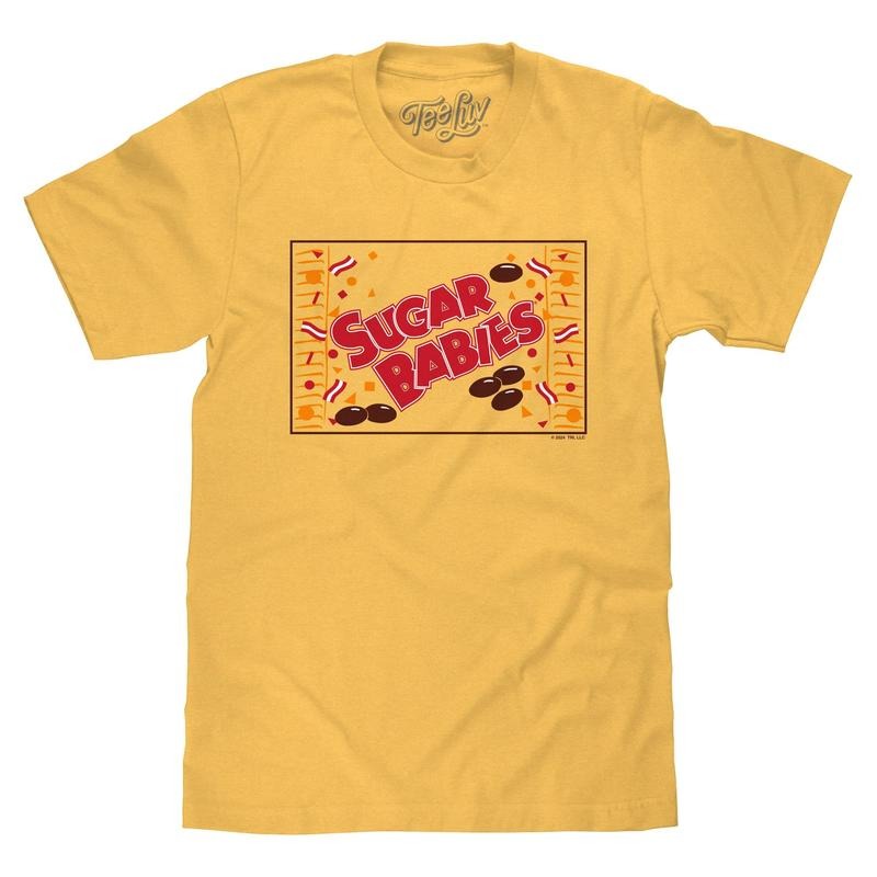 Sugar Babies Caramel Candy T-Shirt - Banana Yellow Hoodie, Sweatshirt | InkThreadWorks.com