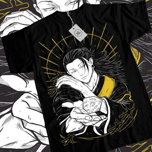 Suguru Geto T-Shirt S-4XL Jujutsu Kaisen shirt Getou jjk Anime Black shirt Tshirt S-4XL