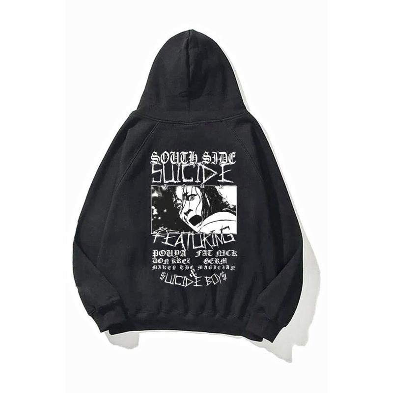 Suicideboys Black Hoodie - Oversized Suicideboys Hoodie - HipHop Style Hoodie - Graphic Streetwear Hoodie - Gift for Him - Gift for Her