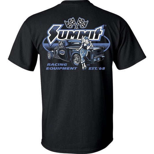 Summit Racing Rockabilly Truck T-shirt Menswear Mechanic Car Parts Lover, Menswear Car Parts Short Sleeve Hoodie, Sweatshirt