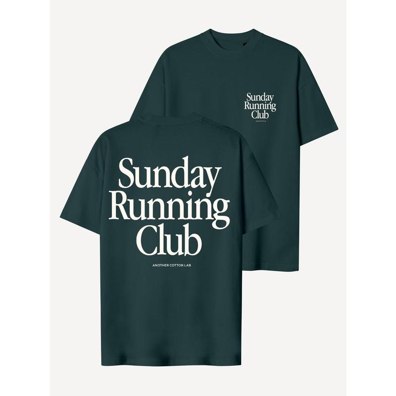 Sunday Running Club T-Shirt Unique T-shirt Sweatshirt Lifestyle Minimalism T - Shirt Quote T