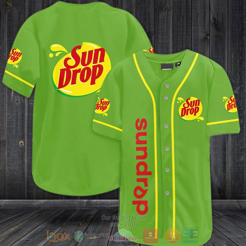 Sundrop green yellow Baseball shirt