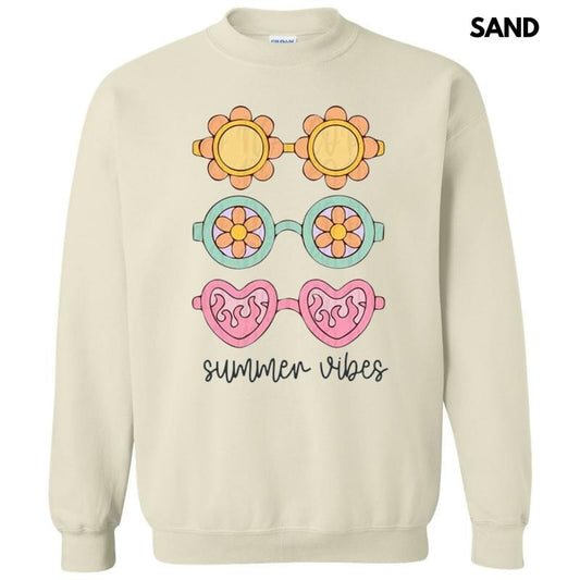 Sunglasses Summer Vibes Sweatshirt T-Shirts, Hoodie | InkThreadWorks.com