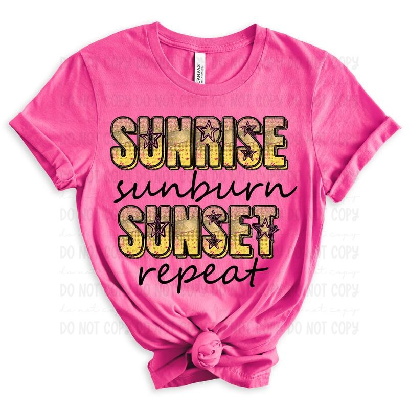 Sunrise Sunburn DTF Transfers - THIS IS NOT A SHIRT Hoodie, Sweatshirt | InkThreadWorks.com