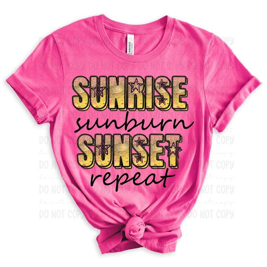 Sunrise Sunburn DTF Transfers - THIS IS NOT A SHIRT Hoodie, Sweatshirt | InkThreadWorks.com