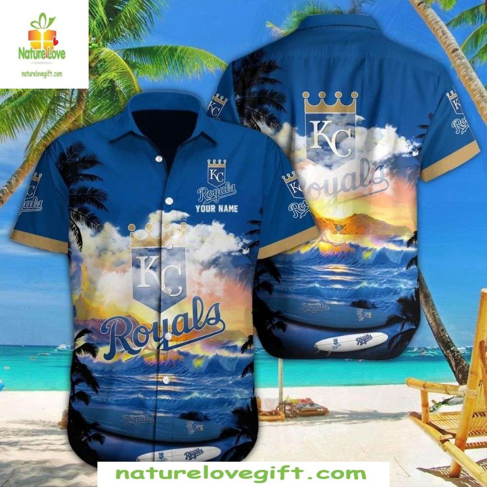 Kansas City Royals Hawaiian Shirt Custom Tropical MLB Baseball Apparel