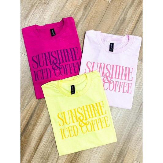 Sunshine Iced Coffee Graphic Tee C.O.C