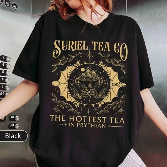Suriel Tea Co Tshirt , A Court Of Thorns And Roses Shirt, The Hottest Team In Prythian Tshirt,Sarah J Maas Shirt, Feyre and Rhysand