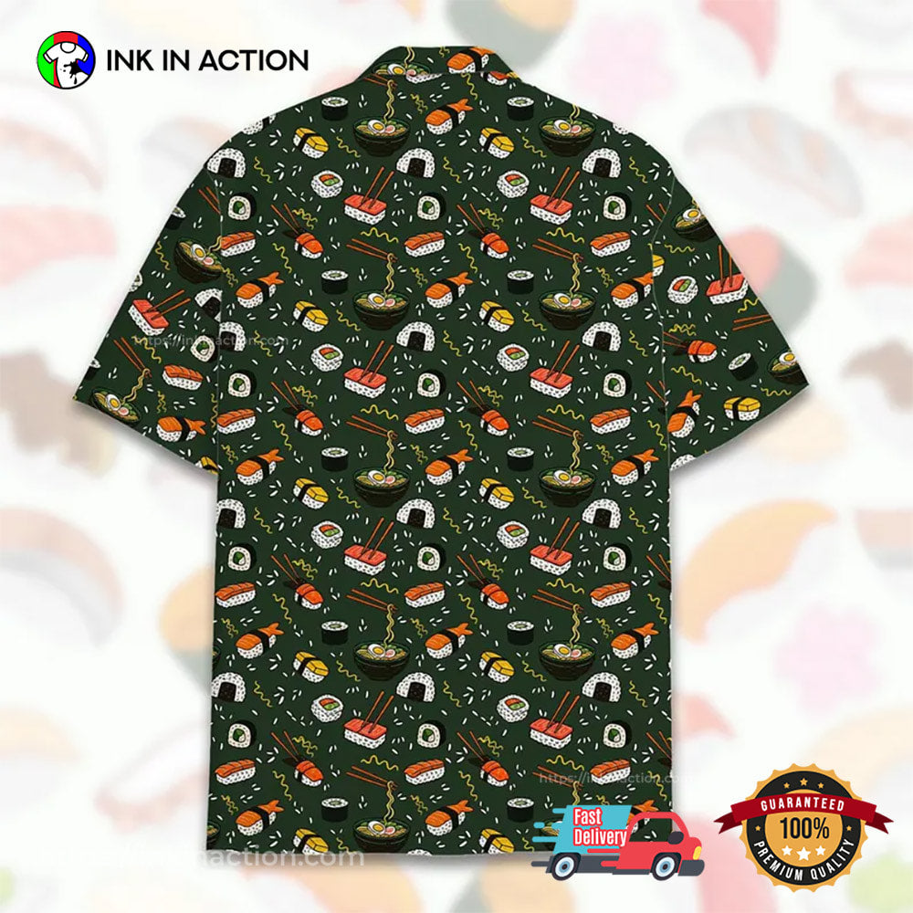 Sushi Ramen Japanese Food Hawaiian Shirt