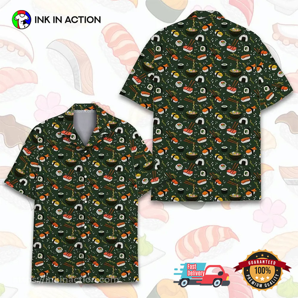 Sushi Ramen Japanese Food Hawaiian Shirt