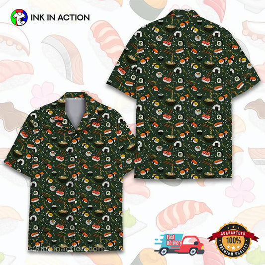 Sushi Ramen Japanese Food Hawaiian Shirt
