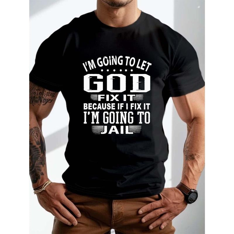 Sweat-wicking Men's god T-Shirt for Freedom of Movement Made in USA Hoodie, Sweatshirt | InkThreadWorks.com