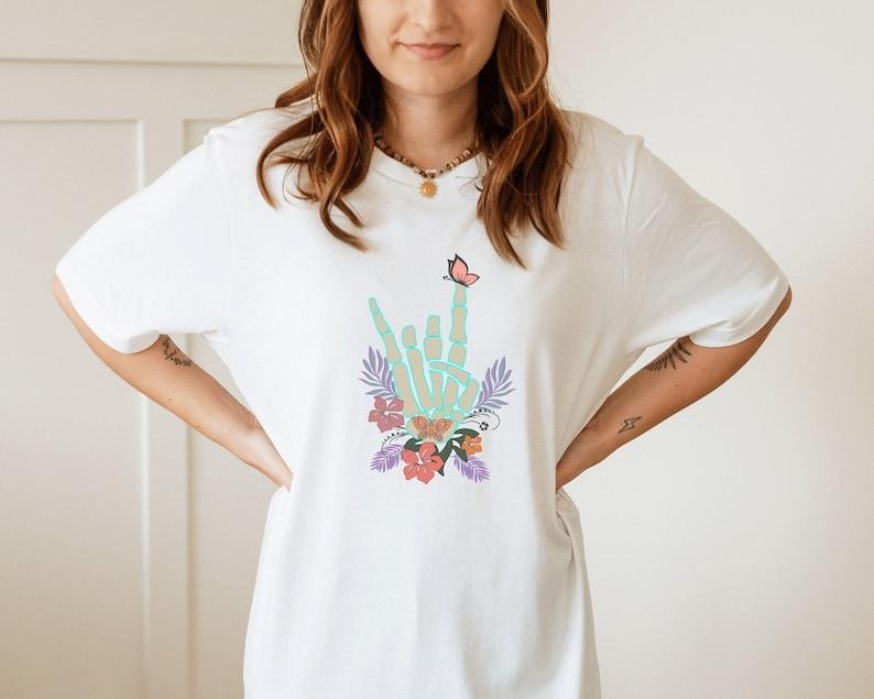 Skeleton Hand Summer T Shirt/ Hoodie/Sweater, Summer Vacation Shirt, Beach Shirt, Summer Time Shirt, Vacation T-shirt,...