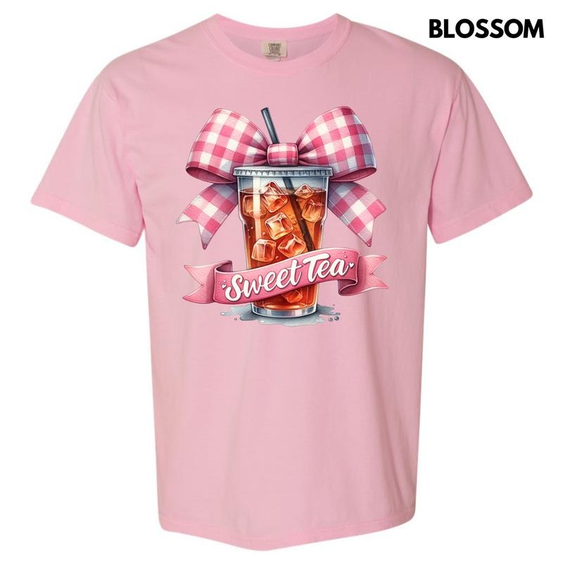 Sweet Tea Coquette Comfort Colors T-Shirt 'NLB' Hoodie, Sweatshirt | InkThreadWorks.com
