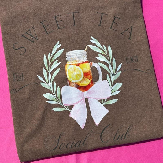 Sweet Tea Social Club Sweatshirt T-Shirts, Hoodie | InkThreadWorks.com