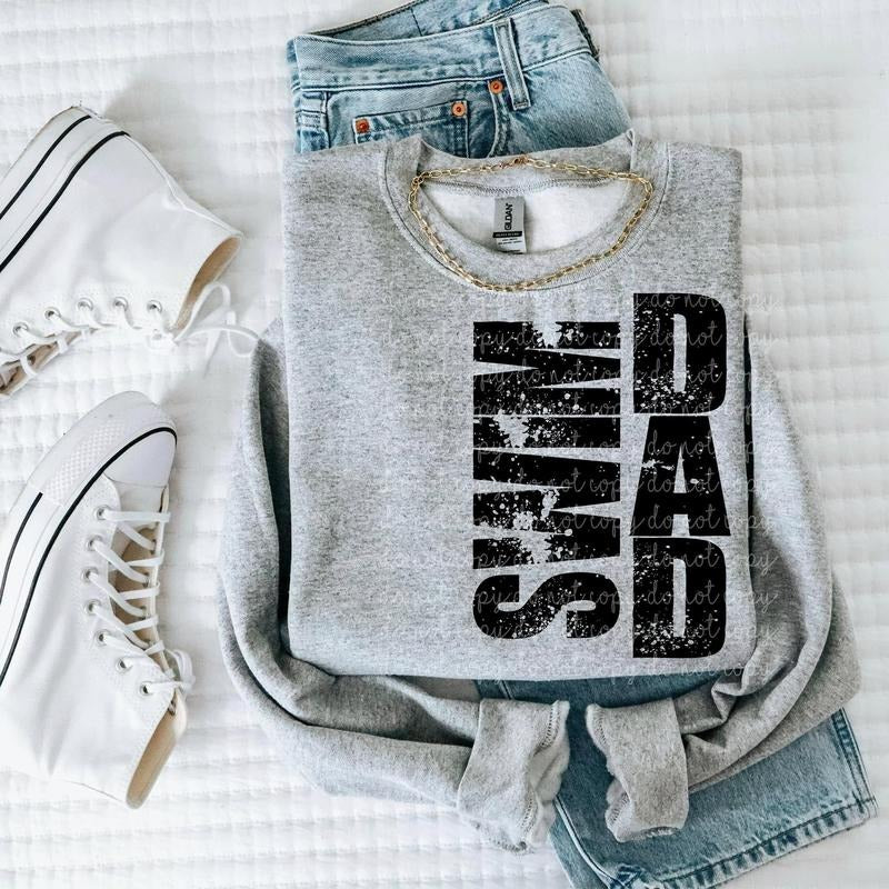Swim Dad DTF Transfers - THIS IS NOT A SHIRT Hoodie, Sweatshirt | InkThreadWorks.com