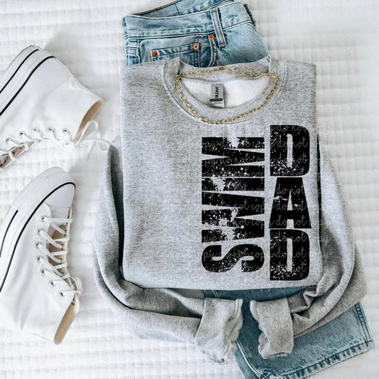 Swim Dad DTF Transfers - THIS IS NOT A SHIRT Hoodie, Sweatshirt | InkThreadWorks.com