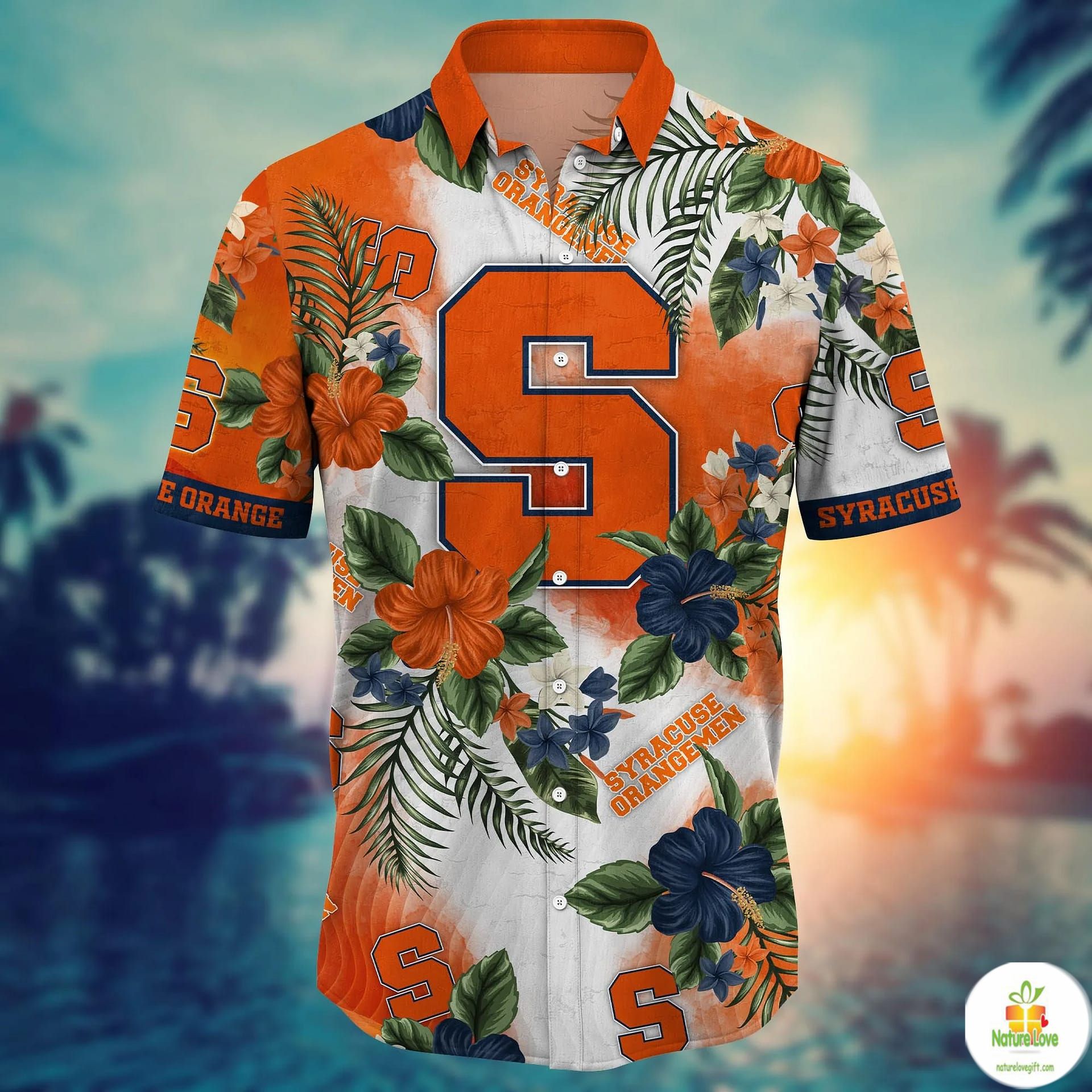 Syracuse Orange NCAA Hawaiian Shirt Aloha Warm Nighttime