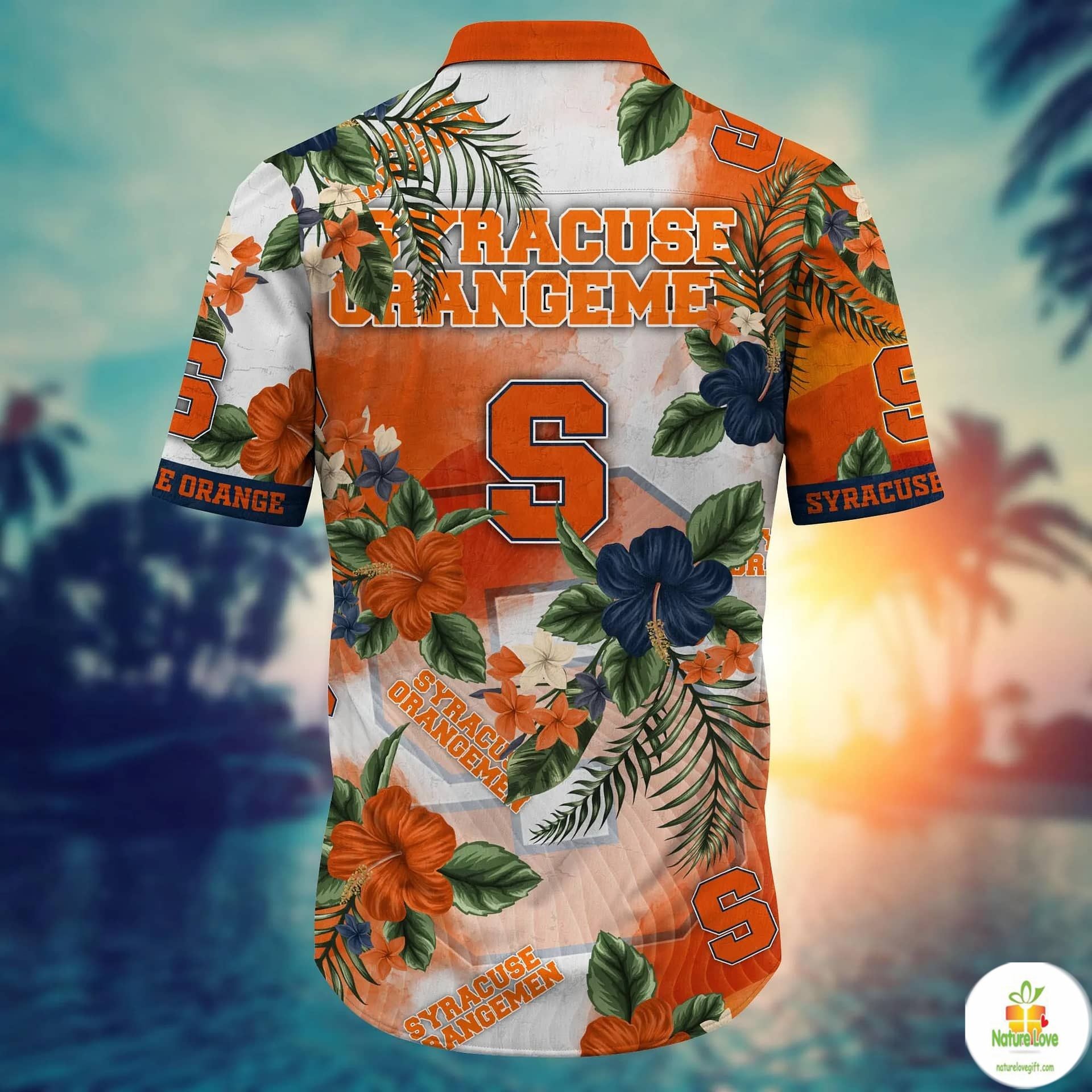 Syracuse Orange NCAA Hawaiian Shirt Aloha Warm Nighttime