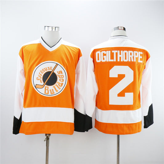 Syracuse Bulldogs Slap Shot Movie #2 Ogie Ogilthorpe 2 Orange