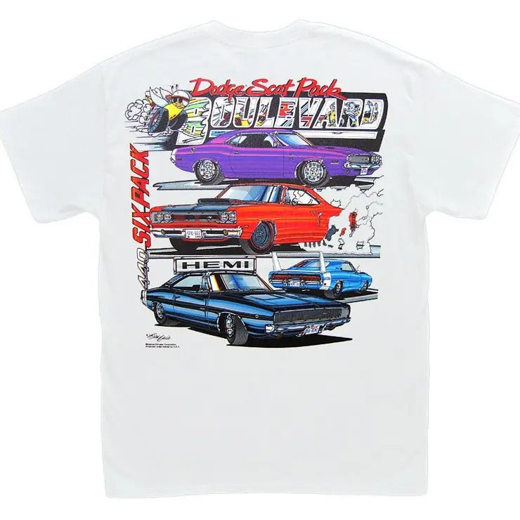 Dodge Scat Pack Boulevard White T-Shirt