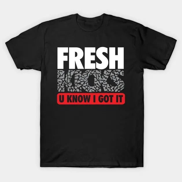 T Shirt Kobe Fresh Kicks U Know I Got It Cement Casual Cotton Hoodie, Sweatshirt | InkThreadWorks.com