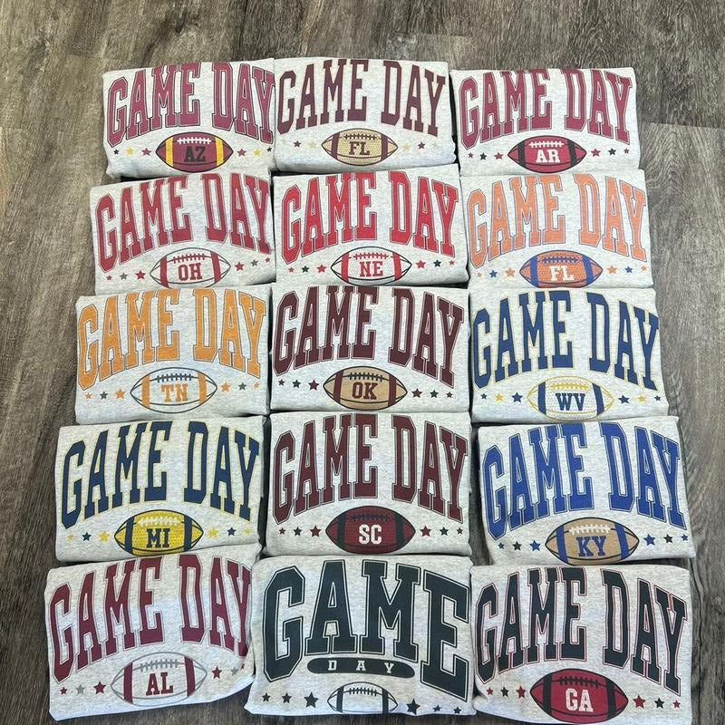 Game Day Sweatshirt/T-Shirt Hoodie | InkThreadWorks.com
