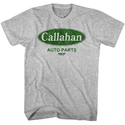 Tommy Boy - Callahan Logo - American Classics - Gray Heather Adult Short Sleeve T-Shirt