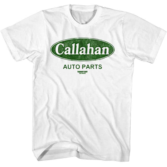 Tommy Boy - Callahan Logo - American Classics - White Adult Short Sleeve T-Shirt