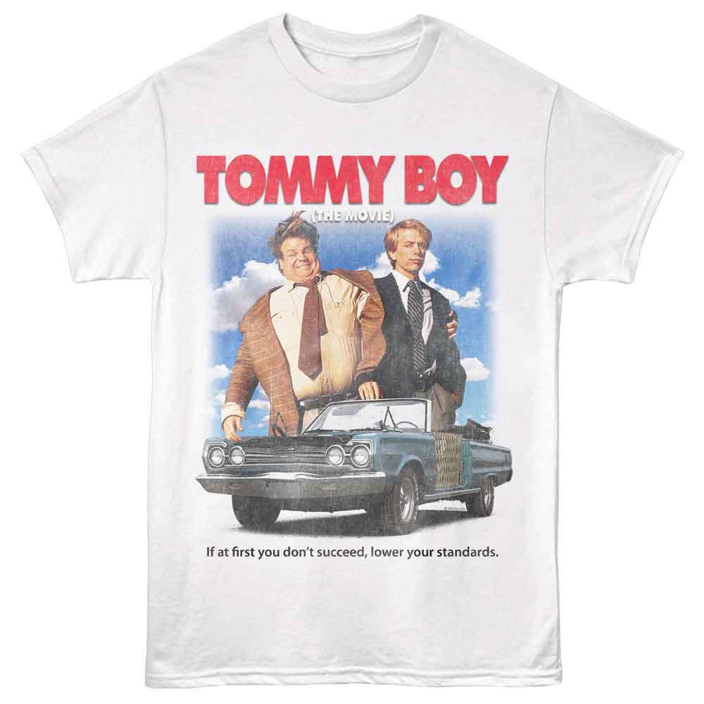 Tommy Boy - Movie Poster - American Classics - White Solid Adult Short Sleeve T-Shirt