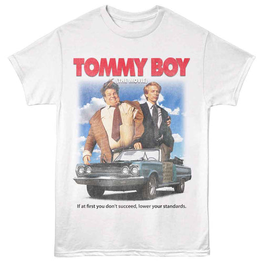 Tommy Boy - Movie Poster - American Classics - White Solid Adult Short Sleeve T-Shirt