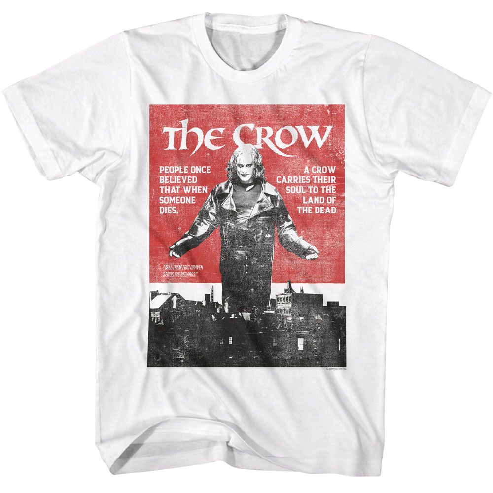 The Crow - Vintage Poster - American Classics - Solid White Adult Short Sleeve T-Shirt