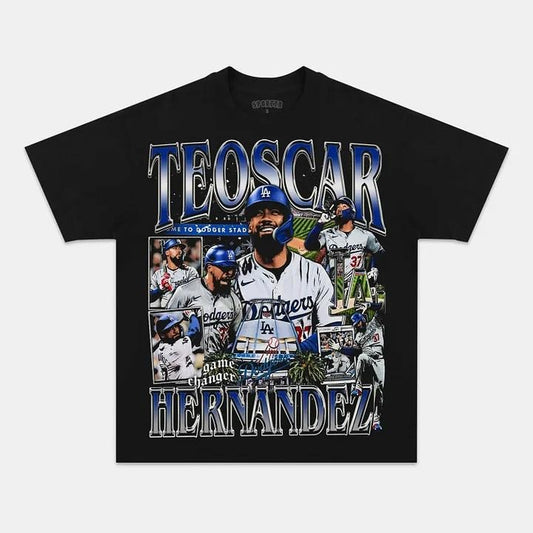 TEOSCAR HERNANDEZ TEE - VINTAGE SPORT TEE - MEN'S GRAPHIC T-SHIRT SWEATSHIRT HOODIE - GIFT FOR FAN