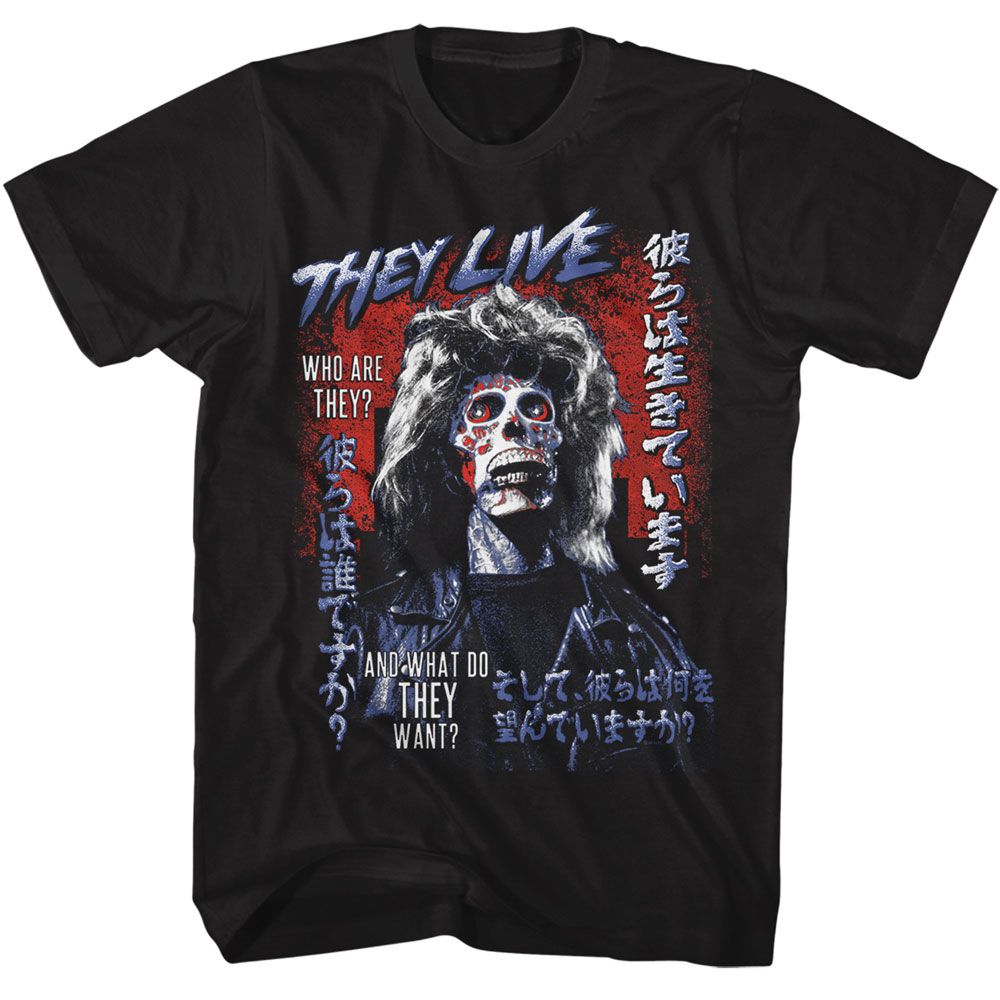 They Live - Consume - American Classics - Solid Black Adult Short Sleeve T-Shirt